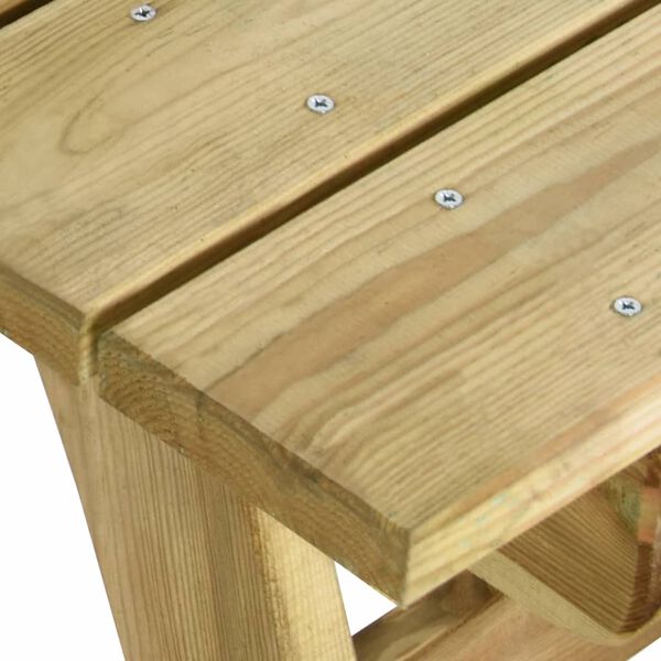 vidaXL Tuintafel 110x74x75 cm ge&iuml;mpregneerd grenenhout
