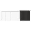 vidaXL Kippenhok 300x91x100 cm gegalvaniseerd staal antracietkleurig