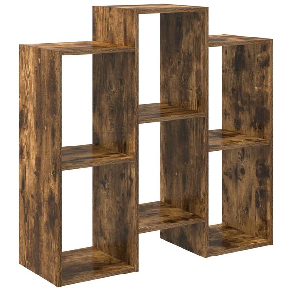 vidaXL Dressoir Gerookt eiken 90 x 30 x 90 cm