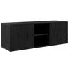 vidaXL TV-kast Zwart Eiken 100 x 31,5 x 35 cm Bewerkt hout