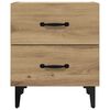 vidaXL Bed kast 2 pcs Artisan Eiken 40 x 35 x 47,5 cm Bewerkt hout