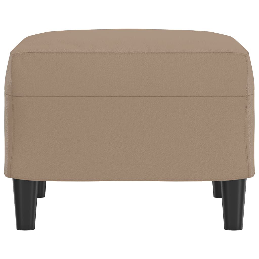 vidaXL Voetenbank 60x50x41 cm stof zwart