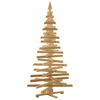 vidaXL Kerstbomen met standaard Bruin 180 cm Massief grenenhout