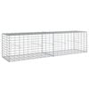 vidaXL Schanskorf 200x50x50 cm gegalvaniseerd ijzer zilverkleurig