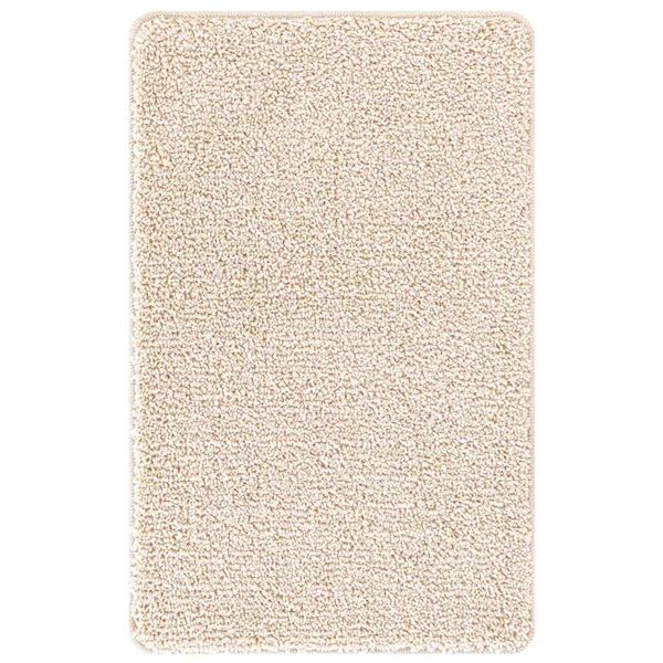 vidaXL Antislip Badmat Crème 50 x 80 cm PP