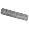 vidaXL Hexagon Hek Zilver 0,4 x 25 m Gegalvaniseerd staal