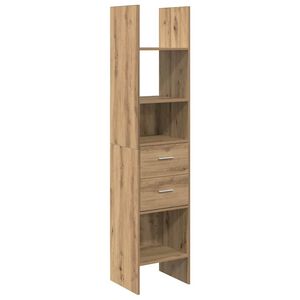 vidaXL Boekenkast 2-laags 40 x 35 x 180 cm Bewerkt hout