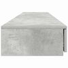 vidaXL Bedlades met lade Beton Grijs 180 x 36,5 x 16,5 cm Bewerkt hout