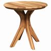 vidaXL Bijzettafel Bruin 55 x 55 x 51 cm Massief Teakhout