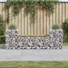vidaXL Tuinbank schanskorfontwerp 183x41x60,5 cm ge&iuml;mpregneerd hout