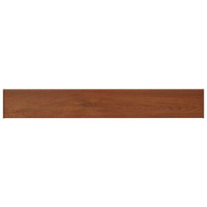 vidaXL Raamsokkel Bruin hout 120 x 20 x 4,5 cm PVC