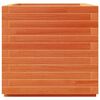 vidaXL Plantenbak 50x50x49,5 cm massief grenenhout wasbruin