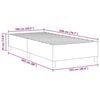 vidaXL Boxspring bed Lichtgrijs 100 x 200 cm Katoenen stof