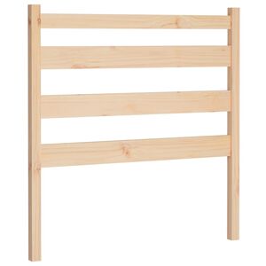 vidaXL Hoofdbord 106x4x100 cm massief grenenhout