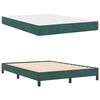 vidaXL Boxspringbed met matras Donkergroen 160 x 210 cm Stof