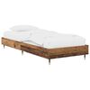 vidaXL Bedframe Oud hout 80 x 200 cm Bewerkt hout