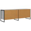 vidaXL TV-kast Grijs Sonoma 140 x 36 x 49.5 cm Bewerkt hout