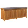 vidaXL Kussenbox voor buiten 150x50x60,5 cm massief acaciahout