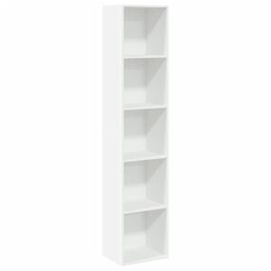 vidaXL Boekenkast 40x30x189 cm bewerkt hout wit