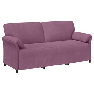 vidaXL 3-Zits Bank Paars 198 x 83 x 95 cm Fluweel