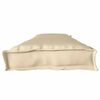 vidaXL Pallet Kussen Set 2 pcs Beige 180 x 40 x 8 cm Oxford Stof