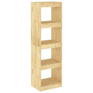 vidaXL Boekenkast / kamerscherm 40x30x135,5 cm massief grenenhout