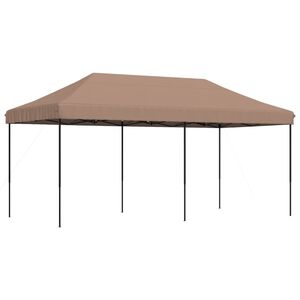 vidaXL Partytent inklapbaar pop-up 580x292x315 cm bruin