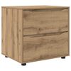 vidaXL Opbergkast Artisan Eiken 60 x 48 x 57 cm Bewerkt hout