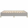 vidaXL Boxspring bed stof lichtgrijs 160x200 cm