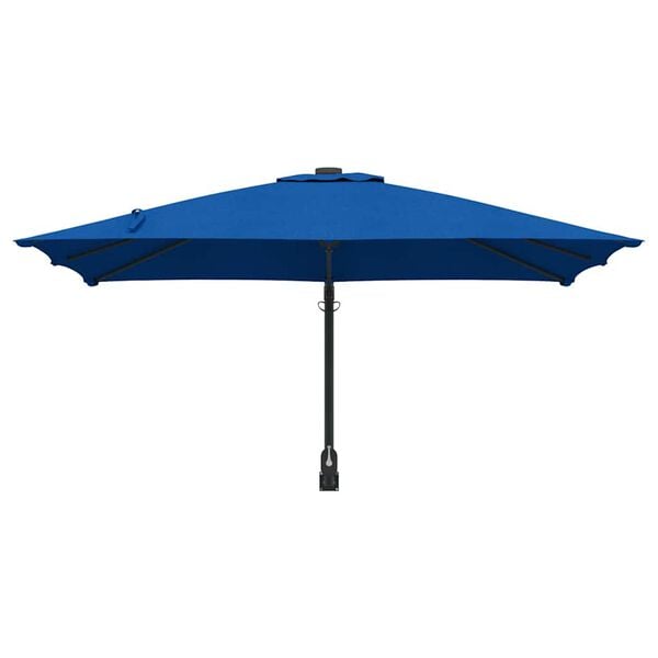 vidaXL Tuinparasol Azurblauw 248,5 x 247,5 x 160 cm Polyester en staal
