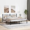vidaXL Bedframe zonder matras hout sonoma eikenkleurig 183x203 cm