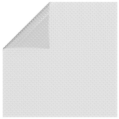 vidaXL Zwembadfolie solar drijvend 732x366 cm PE grijs