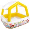 Intex Zwembad met overkapping opblaasbaar 157x157x122 cm