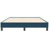 vidaXL Boxspring zonder matras fluweel donkerblauw 160x210 cm