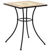 vidaXL Bistrotafel moza&iuml;ek 60x60x74 cm keramiek terracottakleurig