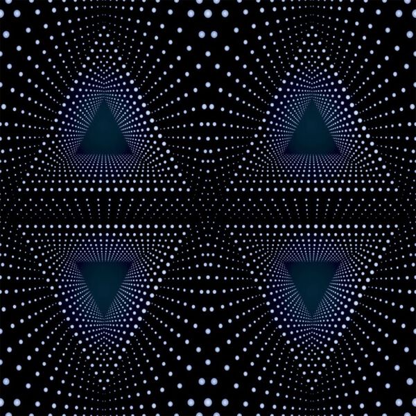 Noordwand Behang Good Vibes Graphic galaxy print blauw en zwart