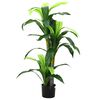 vidaXL Kunstboom Dracaena 36 bladeren 120 cm groen