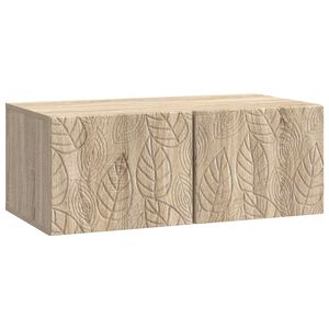 vidaXL Wandbeugel TV-kast 59,5 x 41 x 30 cm Sonoma Eiken Bewerkt hout