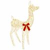 vidaXL 3D Kerst Rendier LOVIISA 110 LED's Warmwit 70 x 26 x 100 cm