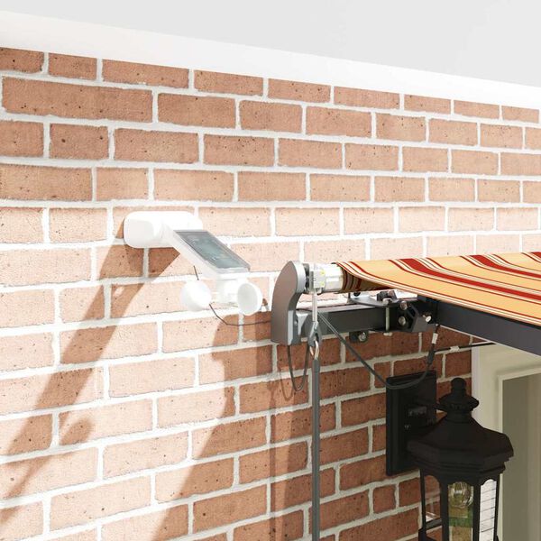 vidaXL Luifeldoek met Geel en Oranje 600 × 300 cm Polyester