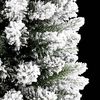 vidaXL Kunstkerstboom met 300 LED Wit 180 cm PVC en Metaal en Plastic