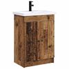 vidaXL Badkamermeubelset Oud hout 78,5 x 37,5 x 81 cm Bewerkt hout