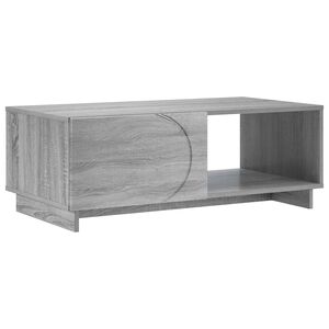 vidaXL Salontafel Grijs Sonoma 95 x 50,5 x 35 cm Bewerkt hout