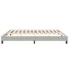vidaXL Boxspring zonder matras fluweel lichtgrijs 200x210 cm
