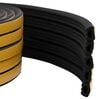 vidaXL Zelfklevende raamafdichting Zwart 10 x 6 mm 12 m EPDM-schuim