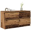 vidaXL Tv-meubel 100x35x54 cm bewerkt hout oud houtkleurig