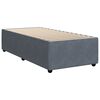 vidaXL Boxspring met matras fluweel donkergrijs 90x190 cm
