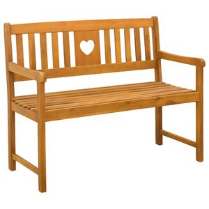 vidaXL Tuinbank Naturel 110 x 55,5 x 90 cm Massief Acaciahout