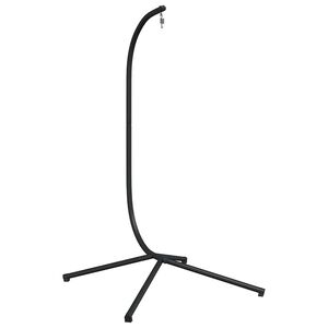 vidaXL Standaard voor Hang-Ei Stoel zonder Mand Antraciet Staal (Alleen Onderstel)