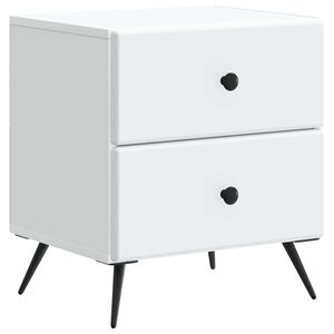 vidaXL Nachtkastje met lade Wit 43 x 34,5 x 47,5 cm Bewerkt hout